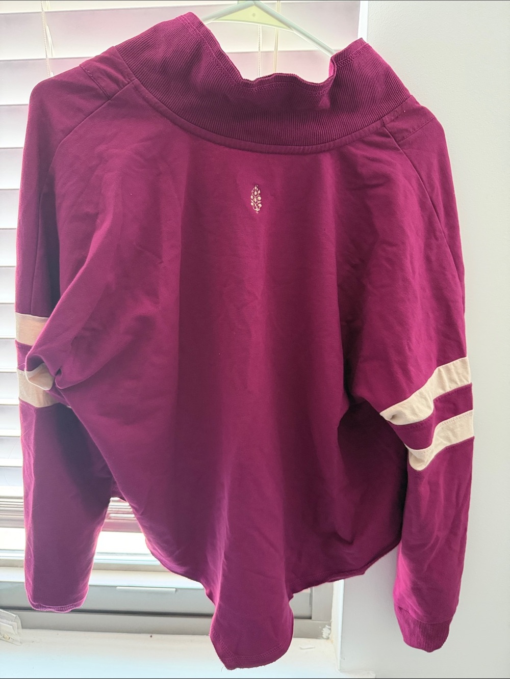 FP Movement by Free People Plum Snap-Front Knit Top - Picture 3 of 3